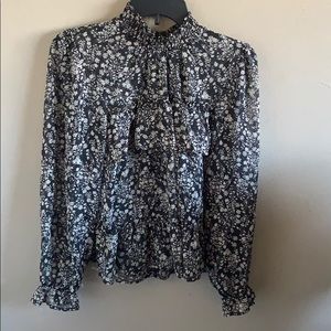 Beautiful high neck floral shirt
